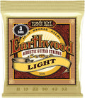 Ernie Ball Earthwood Light Acoustic Guitar Strings - 3 Pack for Bright Tone