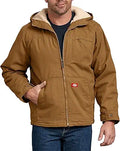 Dickies Men's Sanded Duck Sherpa Lined Hooded Jacket Review