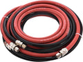 Master Elite Series 25 Foot Air and Fluid Hose Assembly Set - Heavy
