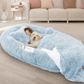 Human Dog Bed 71in x 45in x 12in Oversize Memory Foam - Cozy Shared