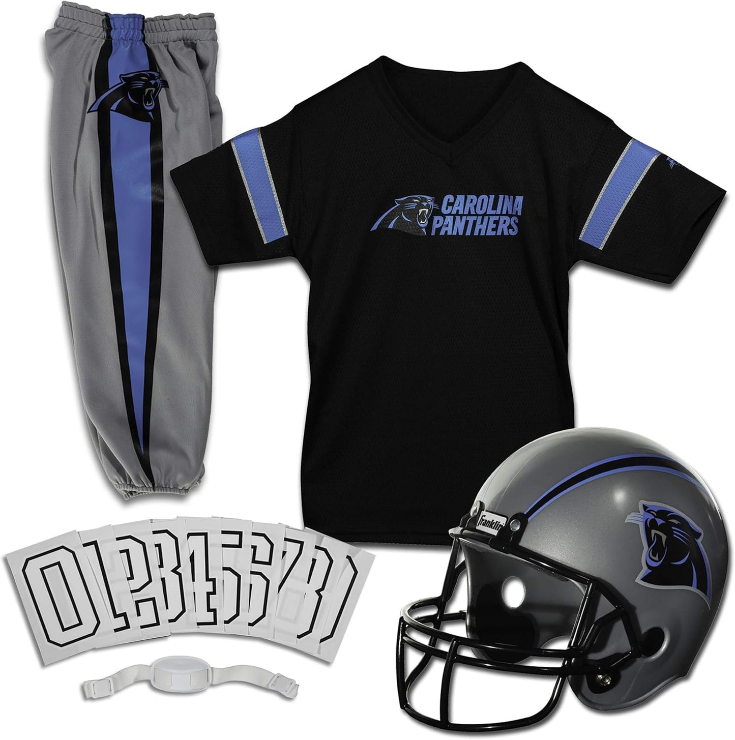 Carolina Panthers Youth Football Costume Set with Helmet & Jersey
