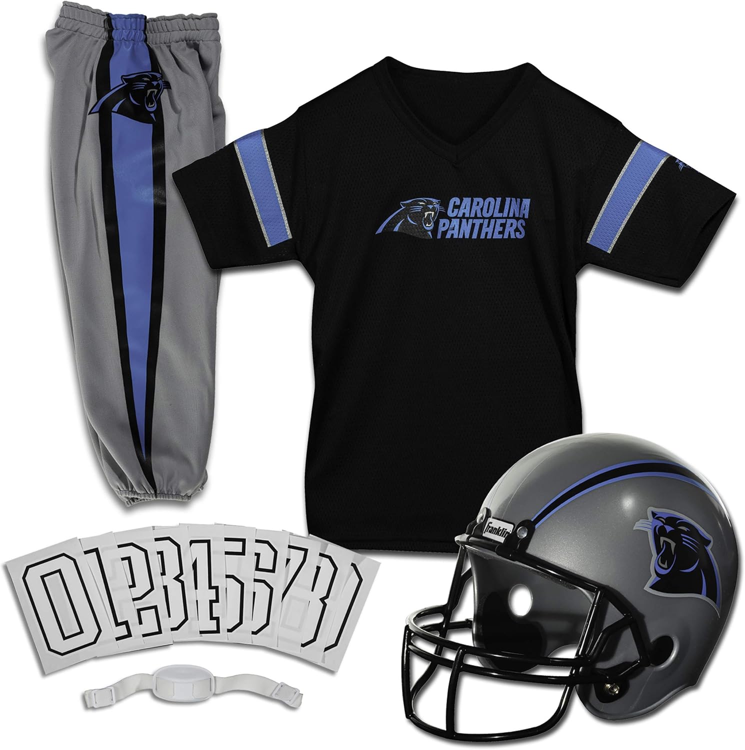 Carolina Panthers Youth Football Costume Set with Helmet & Jersey