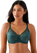 Wacoal Retro Chic Full Figure Underwire Bra Cappuccino - Flattering