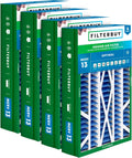 Filterbuy 14.5x27x5 Air Filter MERV 13 Health Defense - 4-Pack