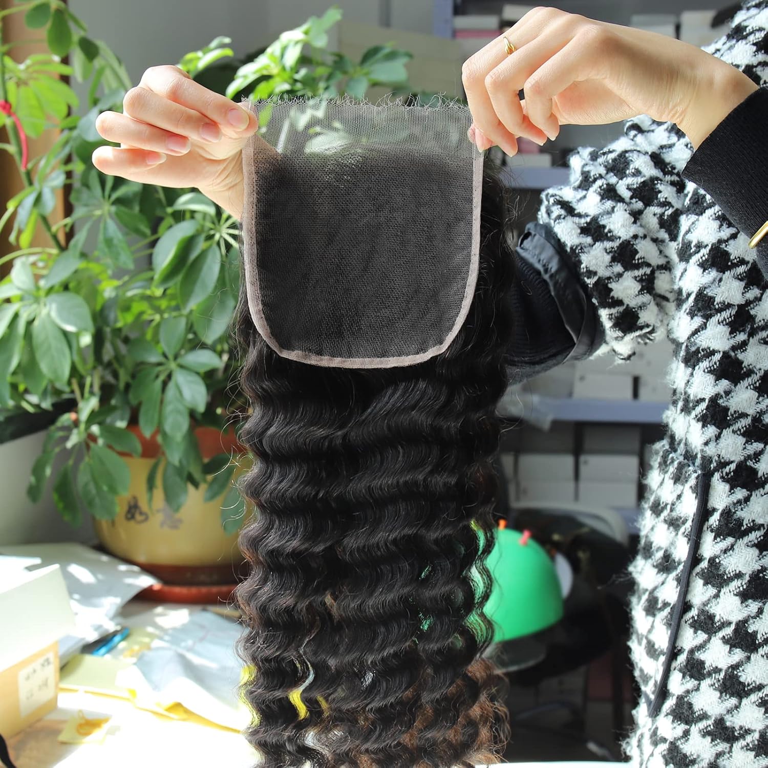 BEEOS Deep Wave 5x5 HD Lace Closure for Natural Look