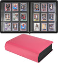 9 Pocket TopLoader Binder Holds 360 3x4 Toploaders - Pink