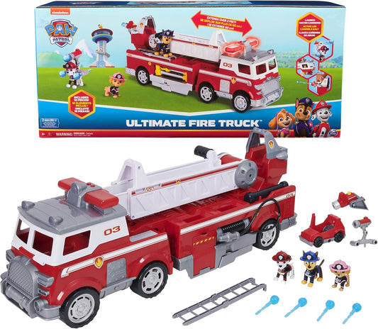 PAW Patrol Ultimate Rescue Fire Truck with Ladder and Figures