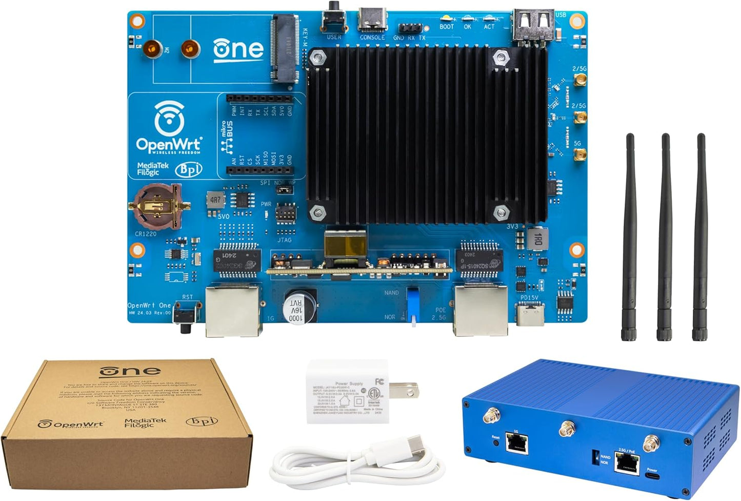 WayPonDEV Banana Pi WiFi 6 Router Board for OpenWrt Projects
