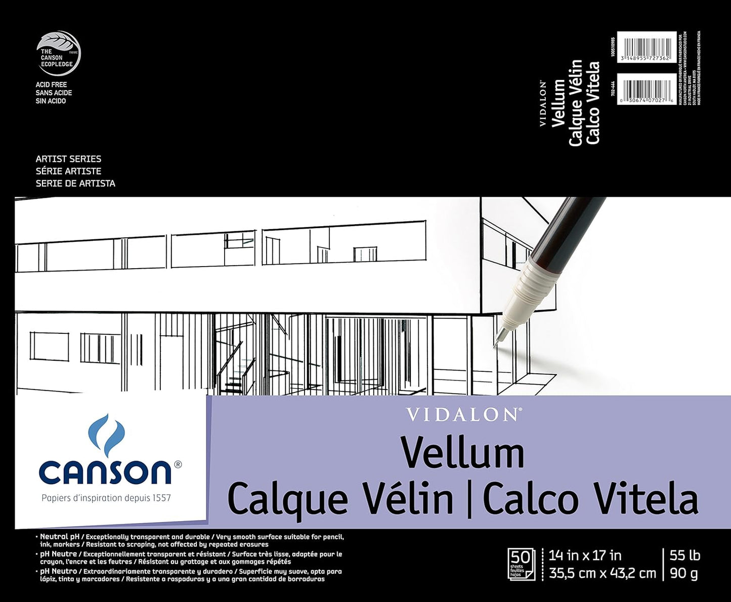 Canson Artist Series Vidalon Vellum Paper for Creative Projects