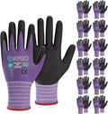 KAYGO Safety Work Gloves MicroFoam Nitrile Coated - Breathable Grip