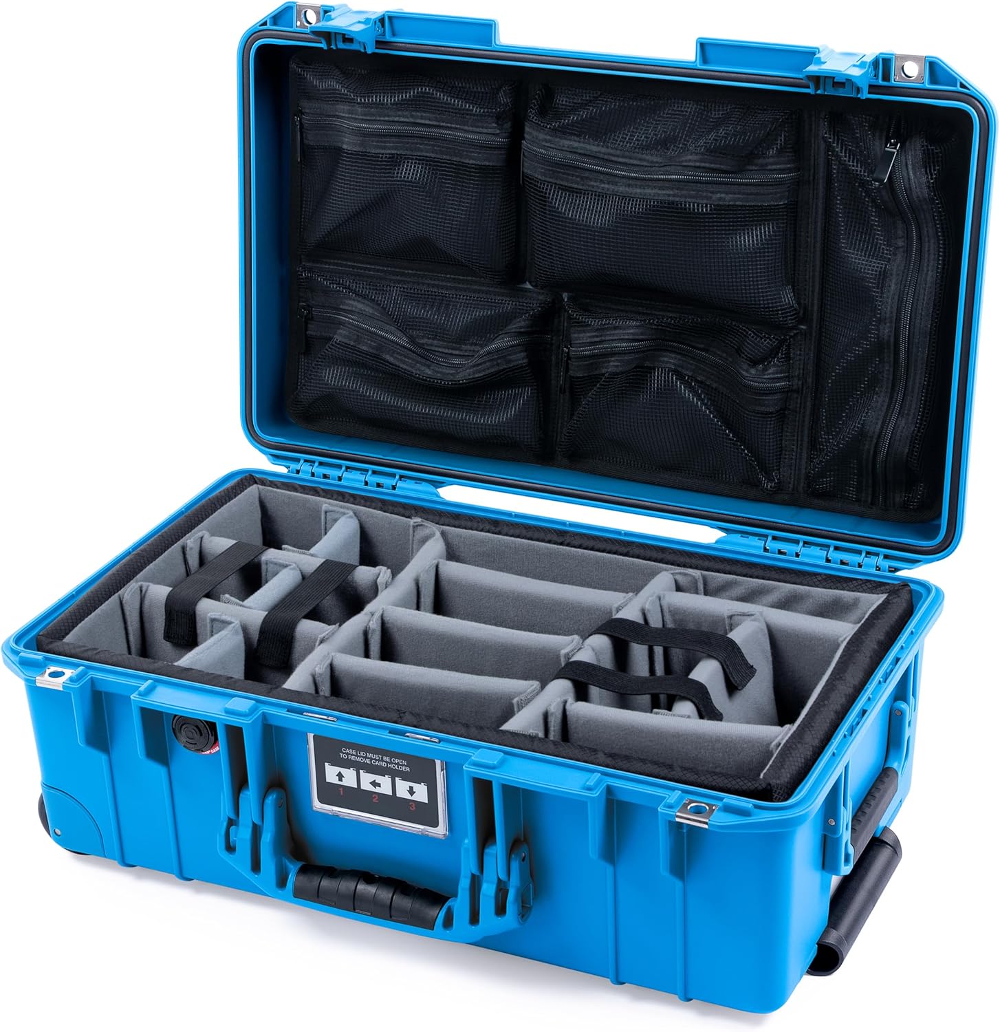 Pelican Air 1535 Carry-on Case - Electric Blue Waterproof Design