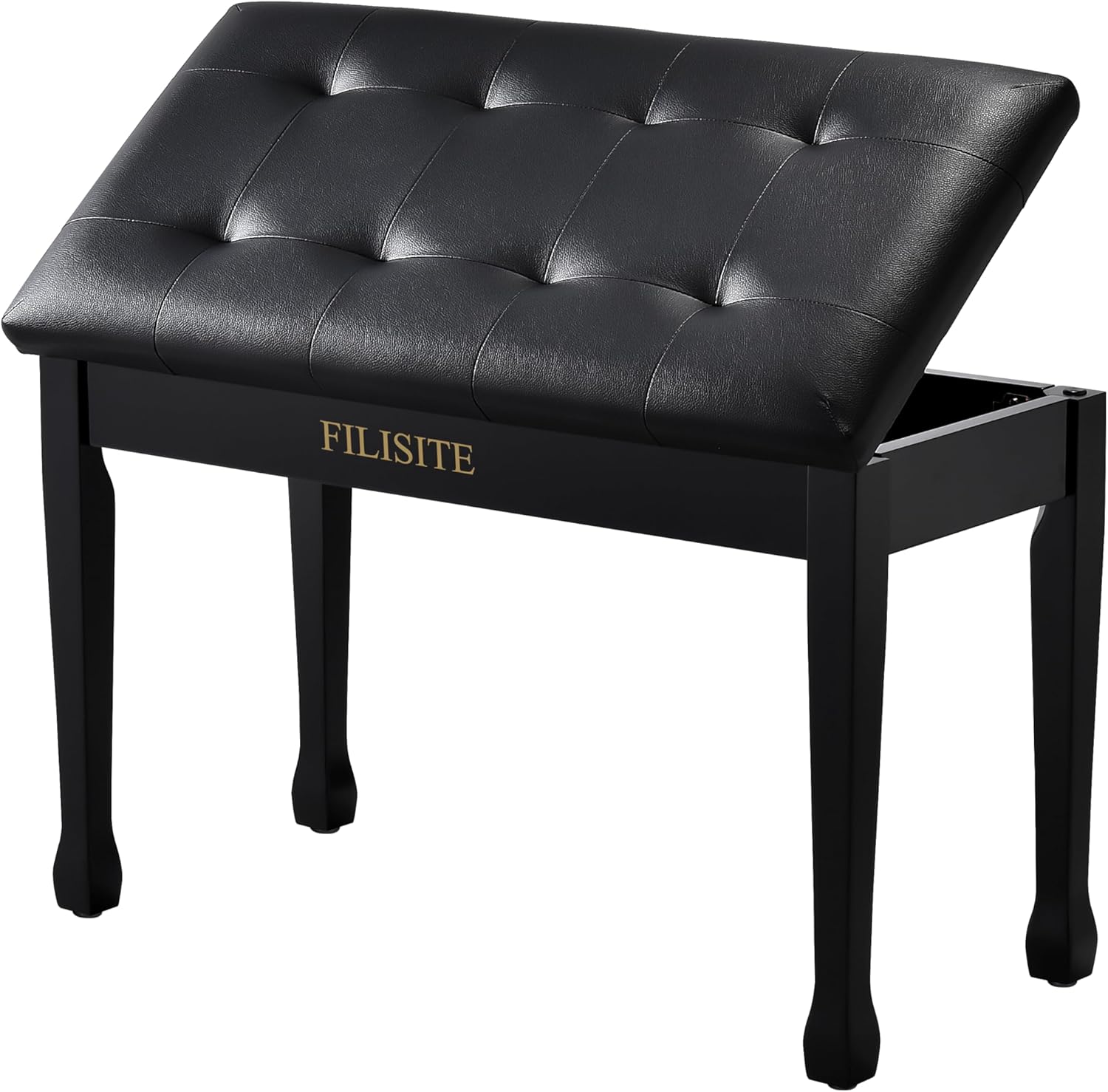Duet Piano Bench with Storage for Elegant Home Use and Comfort