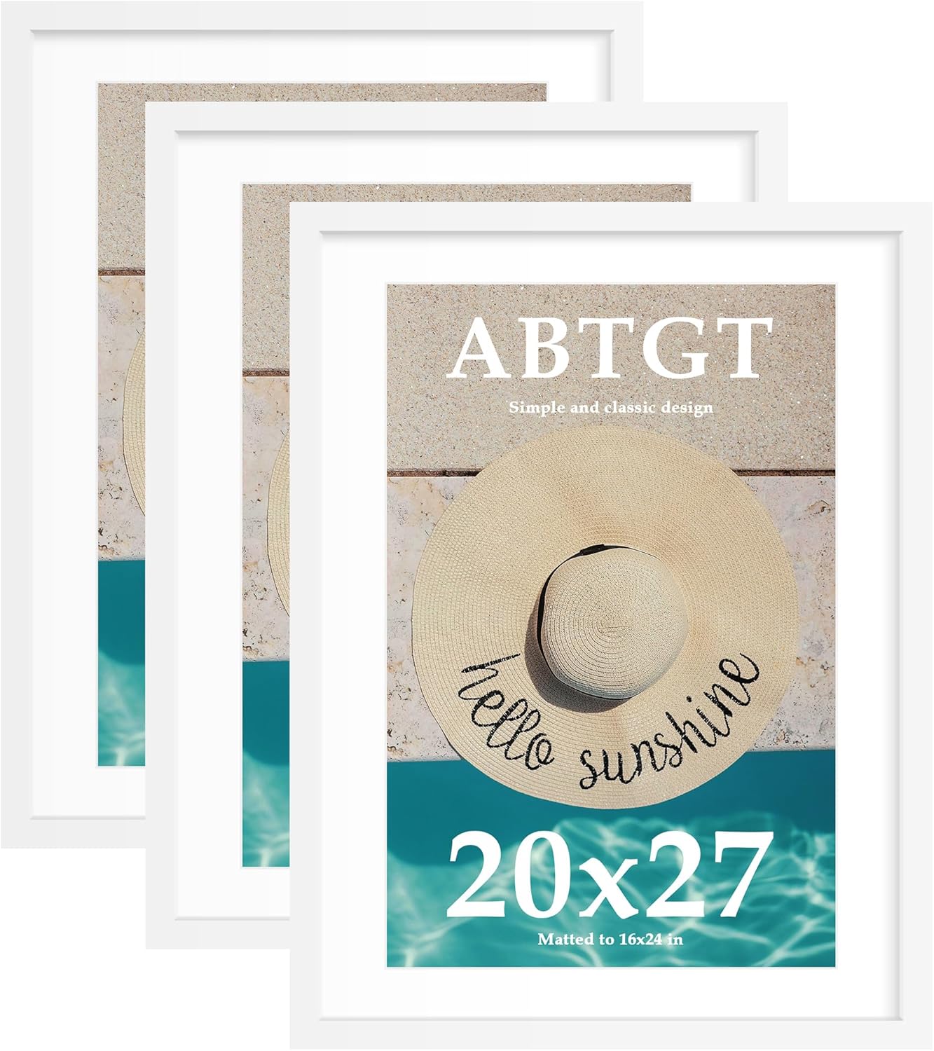 20x27 Picture Frame Set of 3 for Stunning Wall Displays