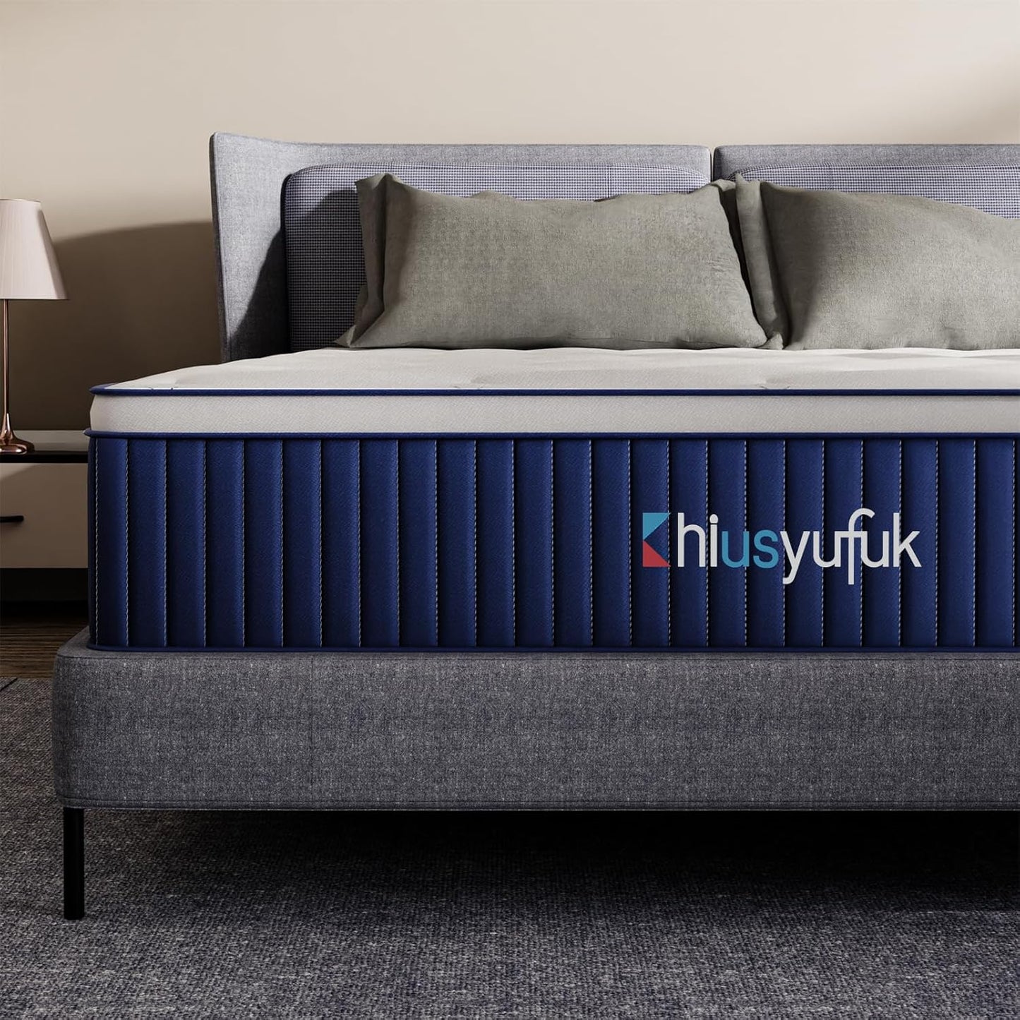 12 Inch Queen Size Hybrid Mattress for Comfortable Sleep