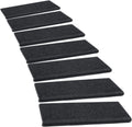 Bullnose Carpet Stair Treads 14-Piece Set - Tape Free Non-Slip