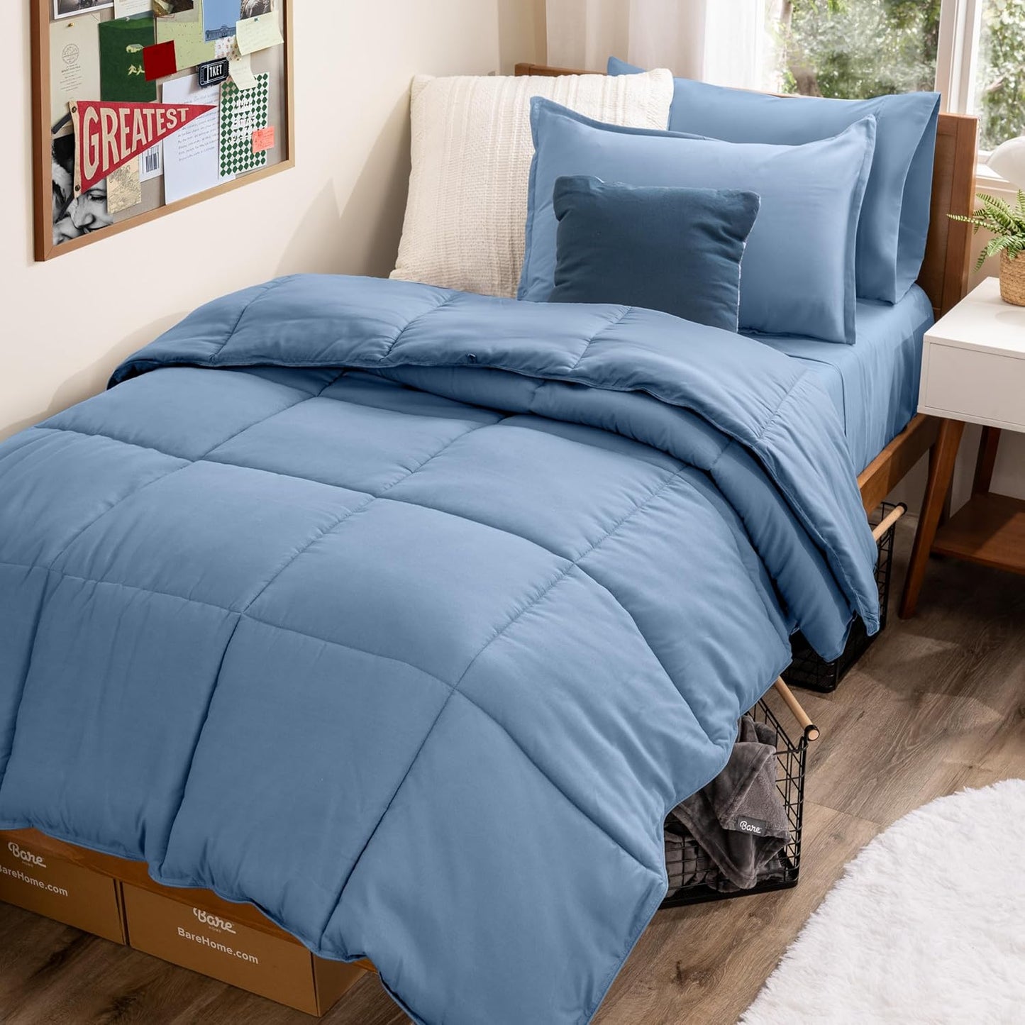 Bare Home Bed-in-A-Bag Twin XL Comforter & Sheet Set Review