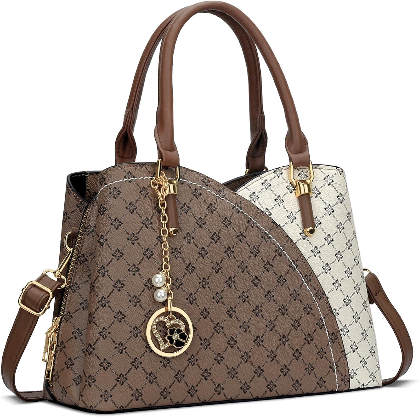 KKXIU Triple Compartments Purses for Women - Stylish Satchel