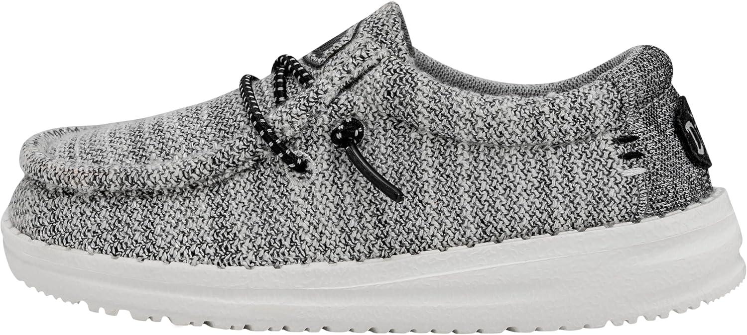 Hey Dude Unisex-Child Kids Wally Youth Stretch Slip On Shoes