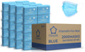 2,000pcs Disposable Face Masks 3-Ply Breathable for Adults - Bulk