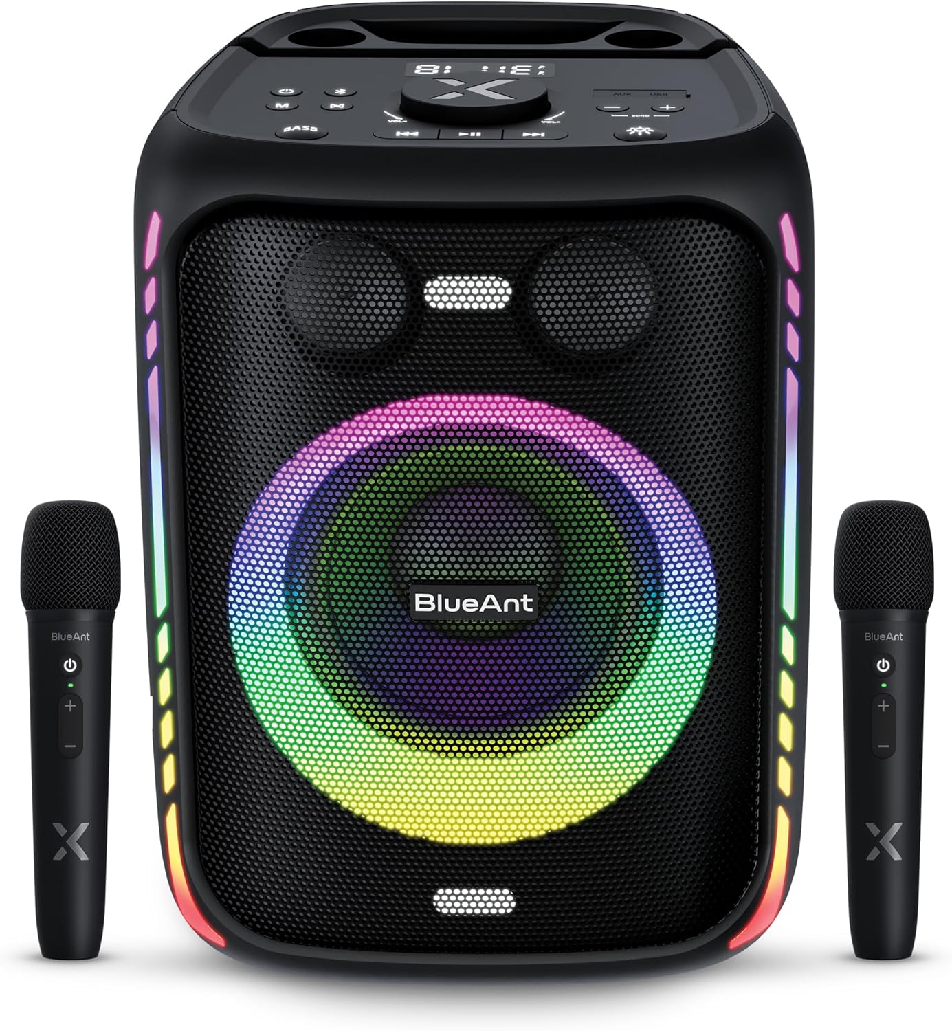 BlueAnt X5i Portable Bluetooth Party Speaker with Microphones