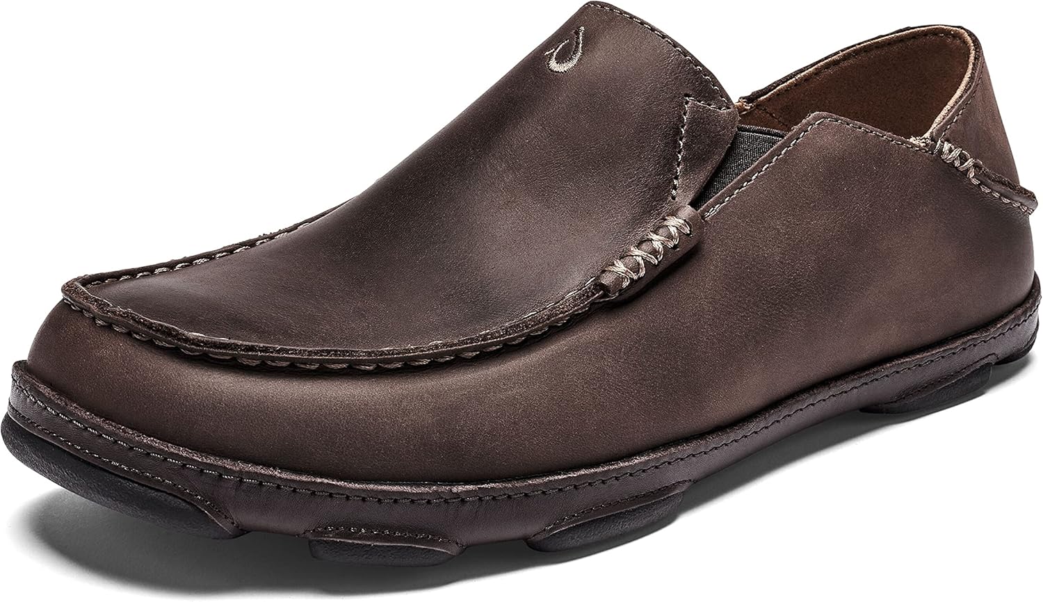 OLUKAI Moloa Men's Premium Leather Shoes for Casual Versatility