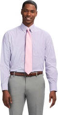 IZOD Men's Dress Shirt Regular Fit Long Sleeve Wrinkle Free Stretch up