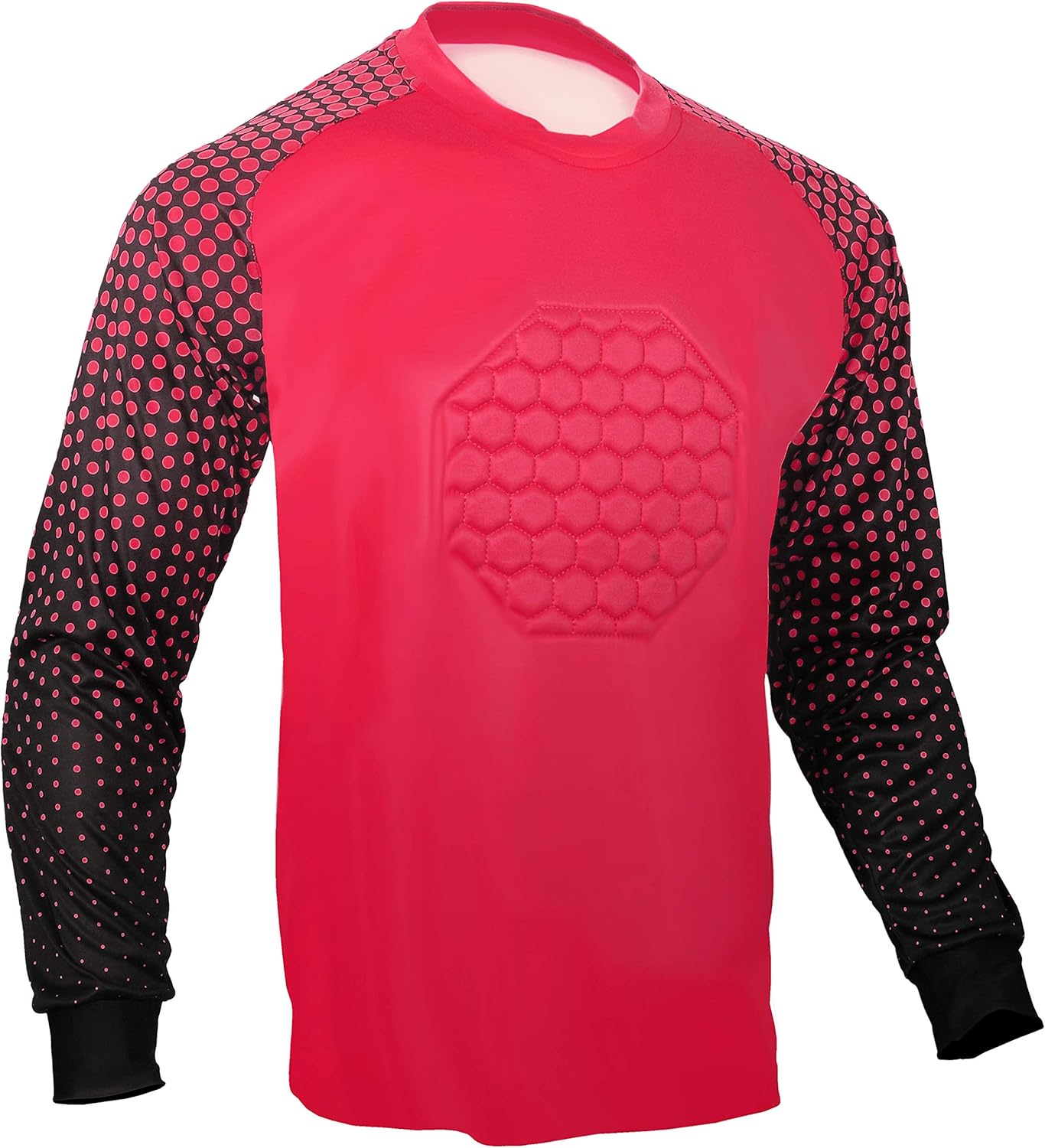 Soccer Goalie Shirt with Padded Chest and Elbows for All Sizes