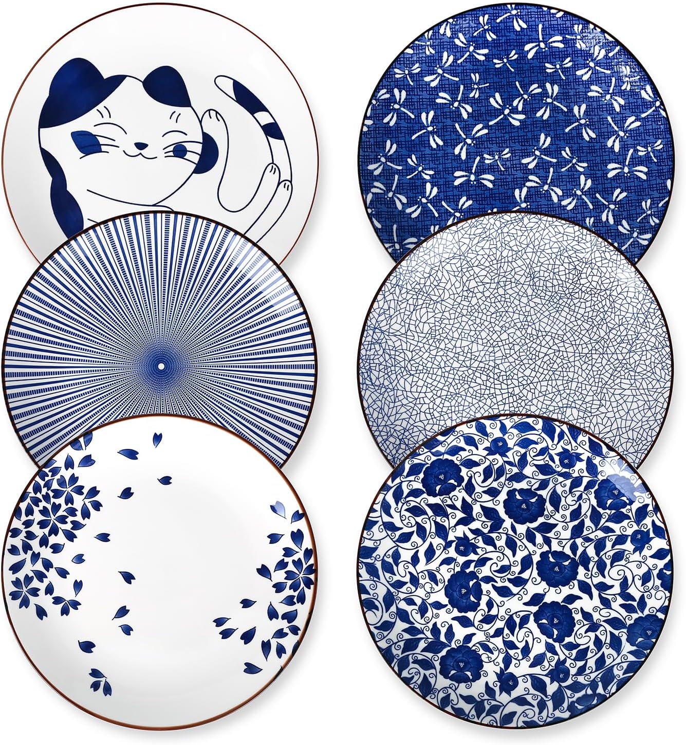 Selamica 10 Inch Kitchen Serving Plates for Elegant Dining
