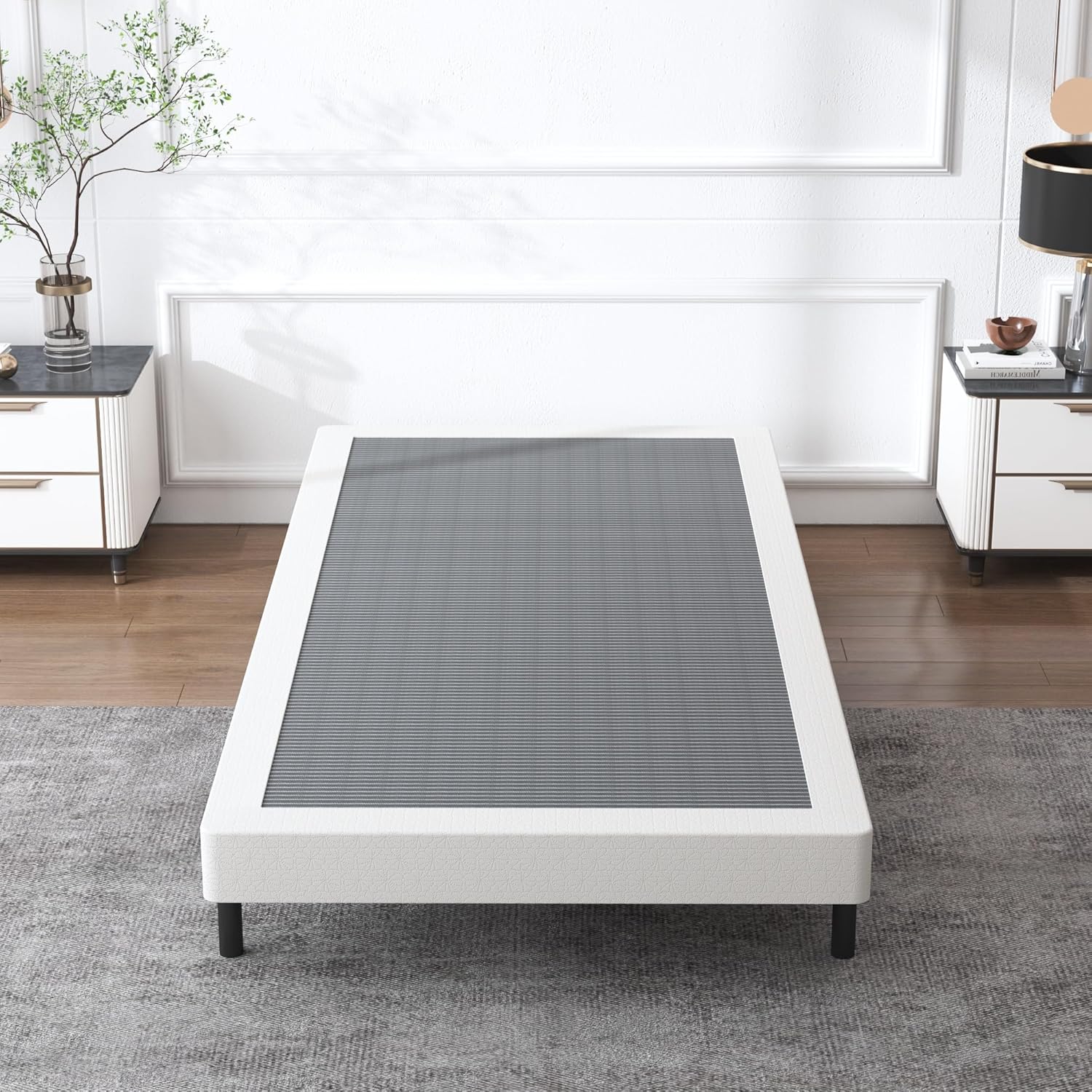 Twin XL Box Spring 5 Inch High, Heavy Duty Mattress Foundation