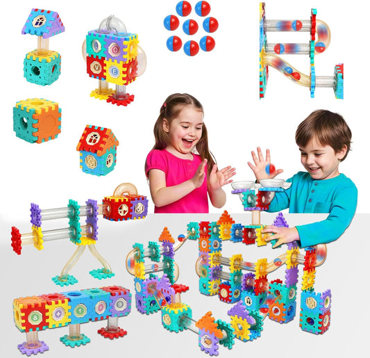 STEM Building Learning Toy for Creative Marble Run Fun