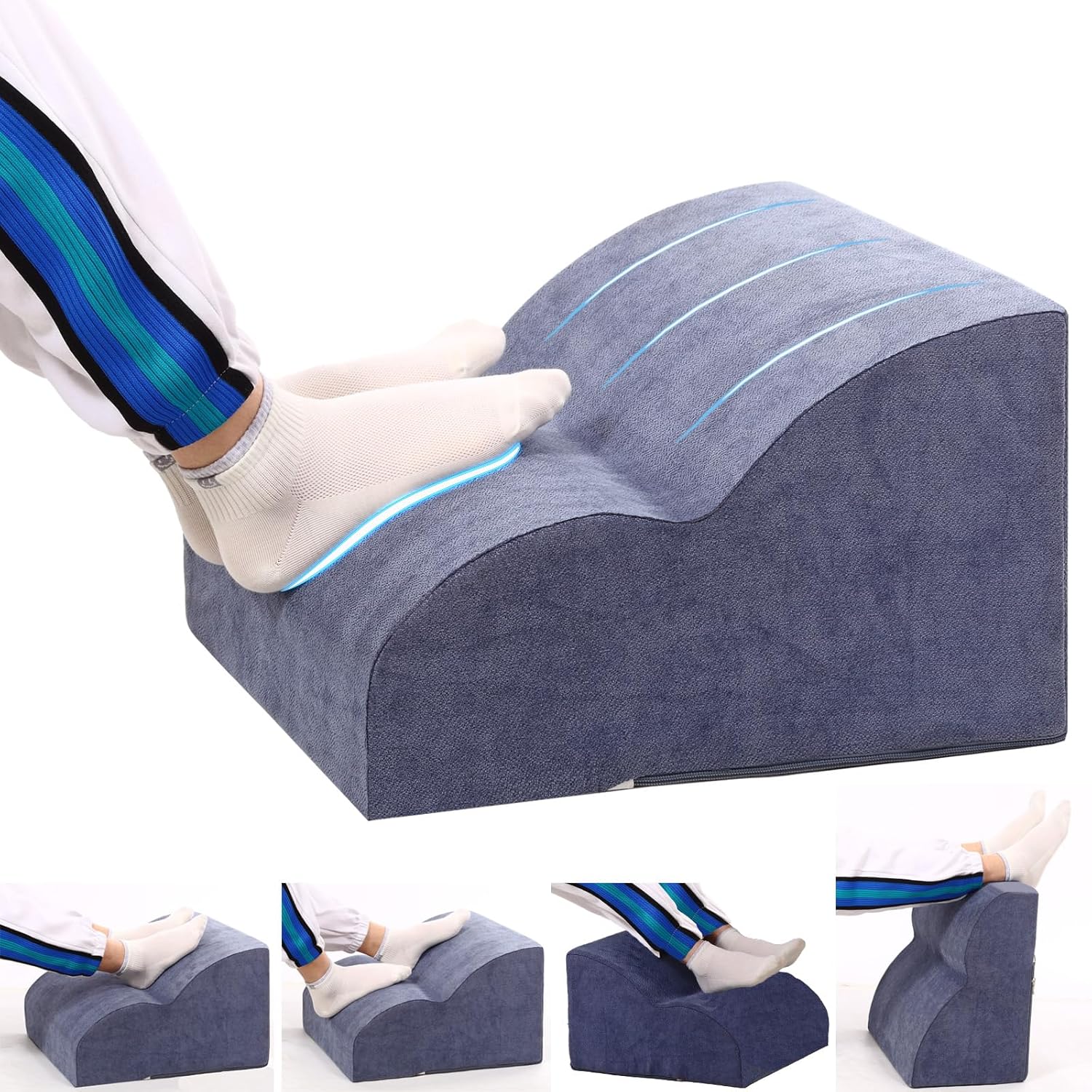 Multifunctional 3-Tier Foot Rest for Under Desk and Office Use