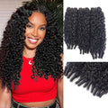 Burmese Curly Bundles Human Hair 18 20 22in - Natural Water Wave
