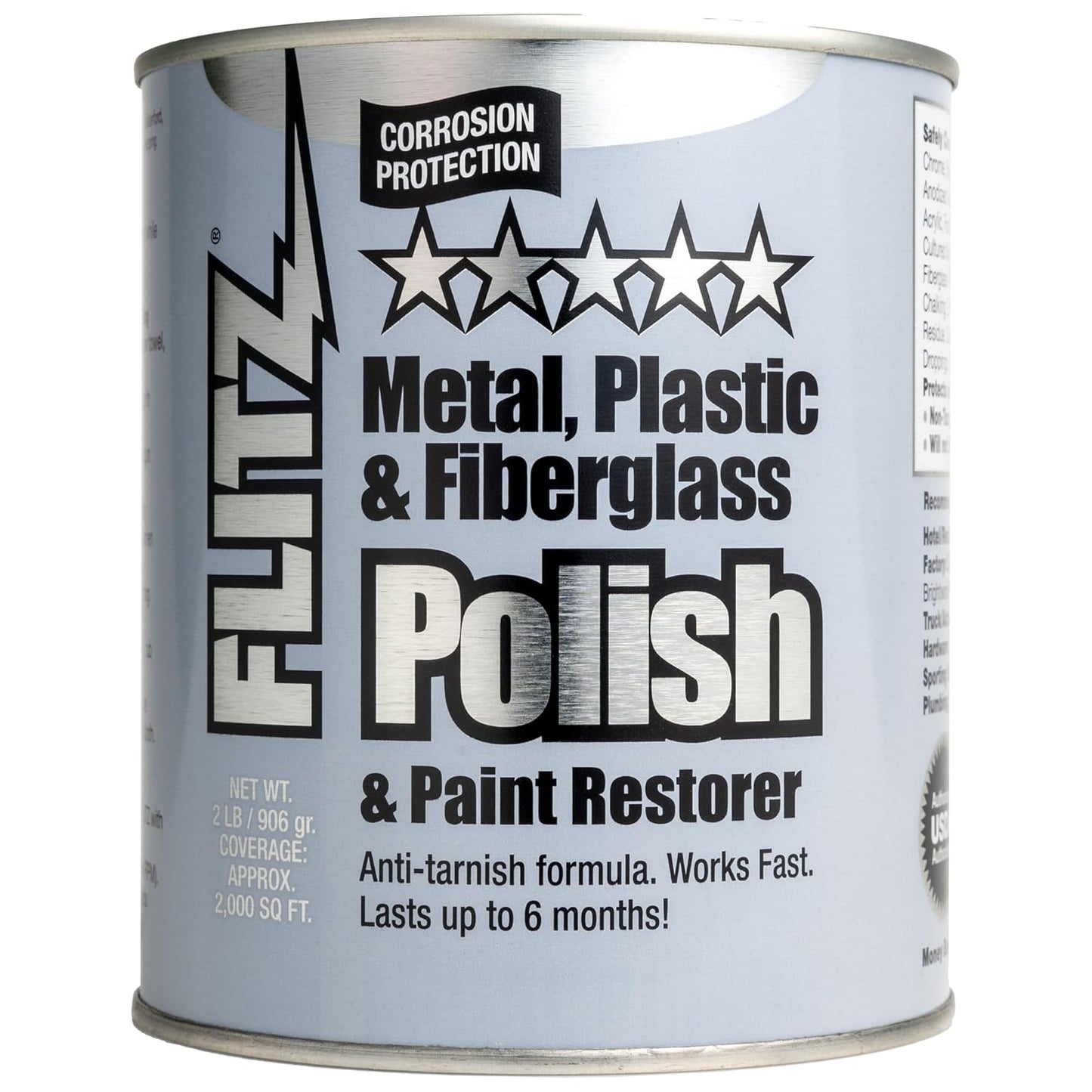 Flitz Multi-Purpose Metal Polish Paste for Chrome & Stainless Steel