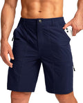 Viodia Men's Hiking Cargo Shorts with 6 Pockets for Outdoor Use