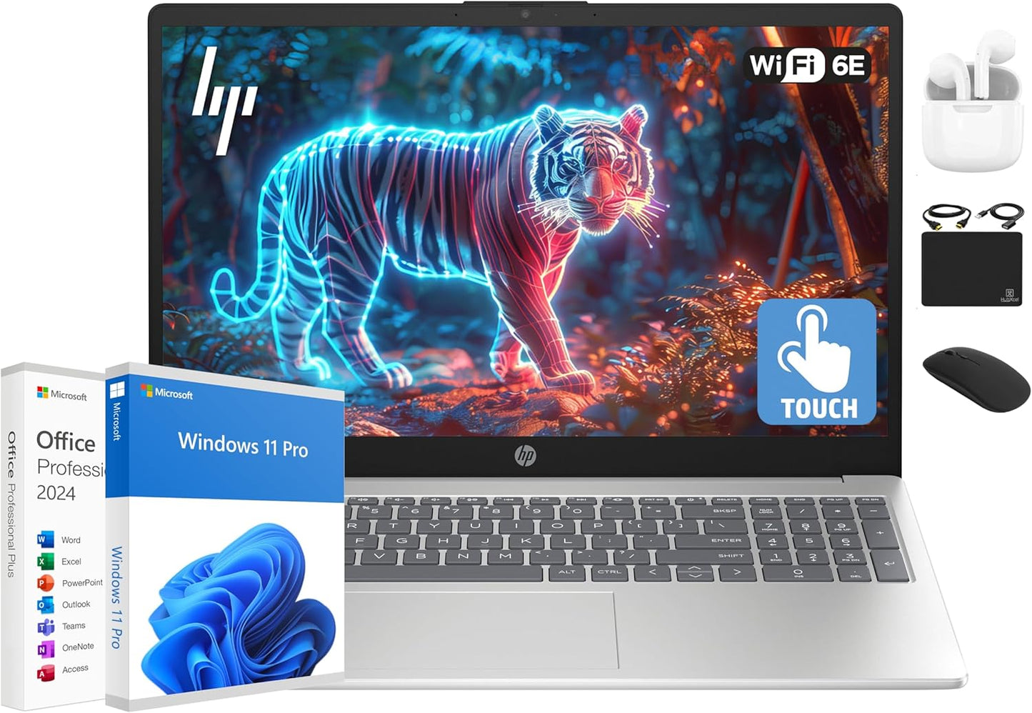 HP Flagship 15.6in HD Touchscreen Laptop with 16GB RAM