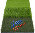 Foldable Heavy-Duty Golf Hitting Mat - Practice Chipping & Driving