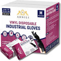 Black Vinyl Gloves, Latex-Free, Food Safe - Medium