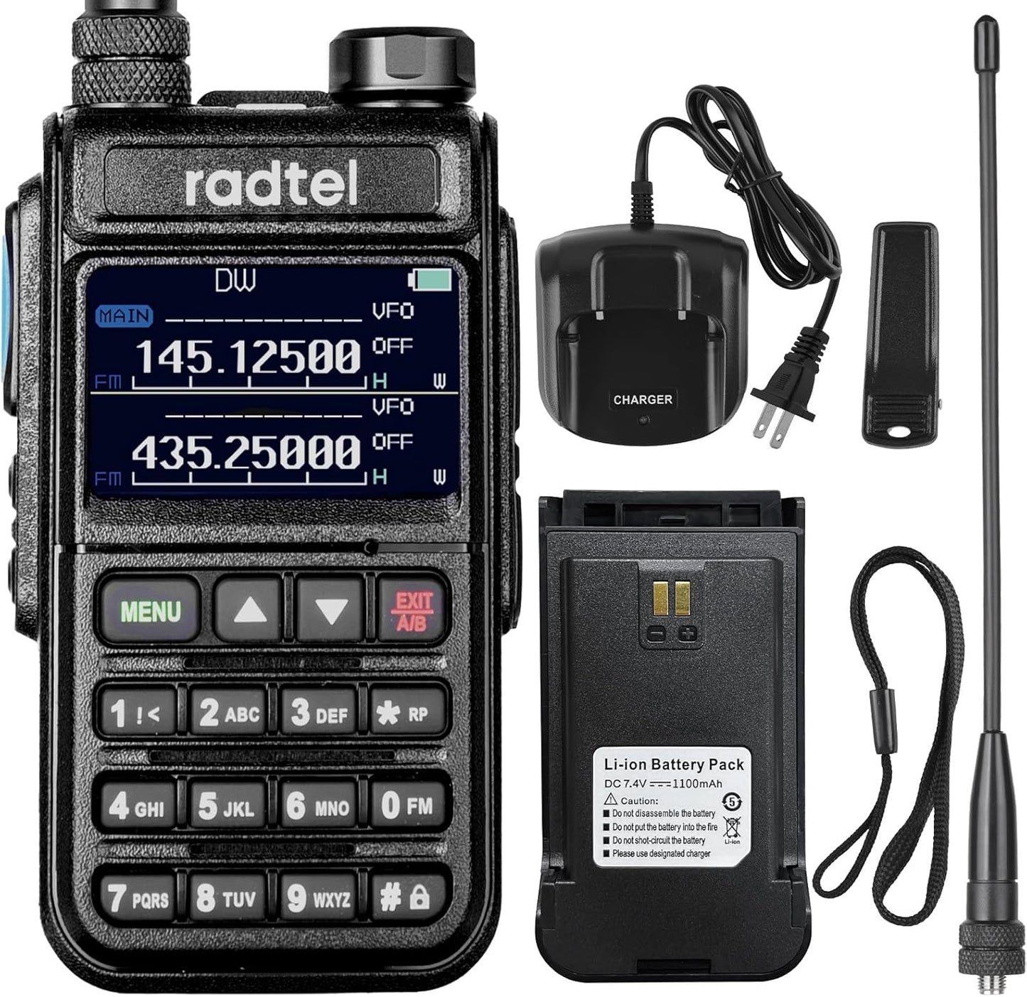 Radtel RT-890 Ham Radio with 999 Channels for Outdoor Adventures