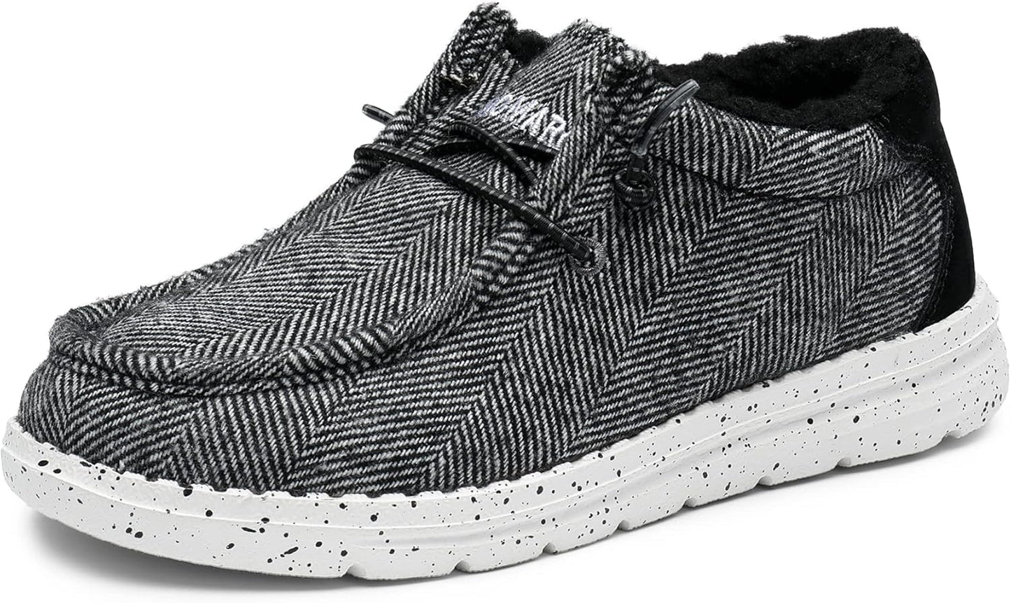 Bruno Marc Boys Girls Warm Winter Loafer Casual Slip On Shoes