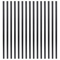 29 in Aluminum Deck Balusters 25-Pack Matte Black - Rustproof Rail