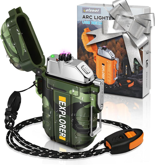 Waterproof USB Rechargeable Plasma Arc Lighter