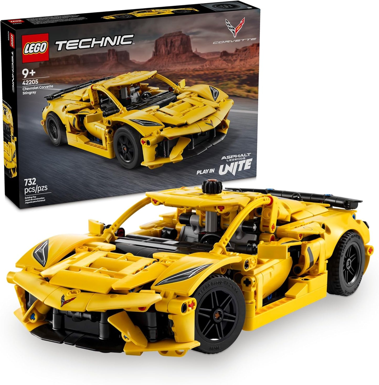 LEGO Technic Chevrolet Corvette Stingray Model Car Kit for Kids
