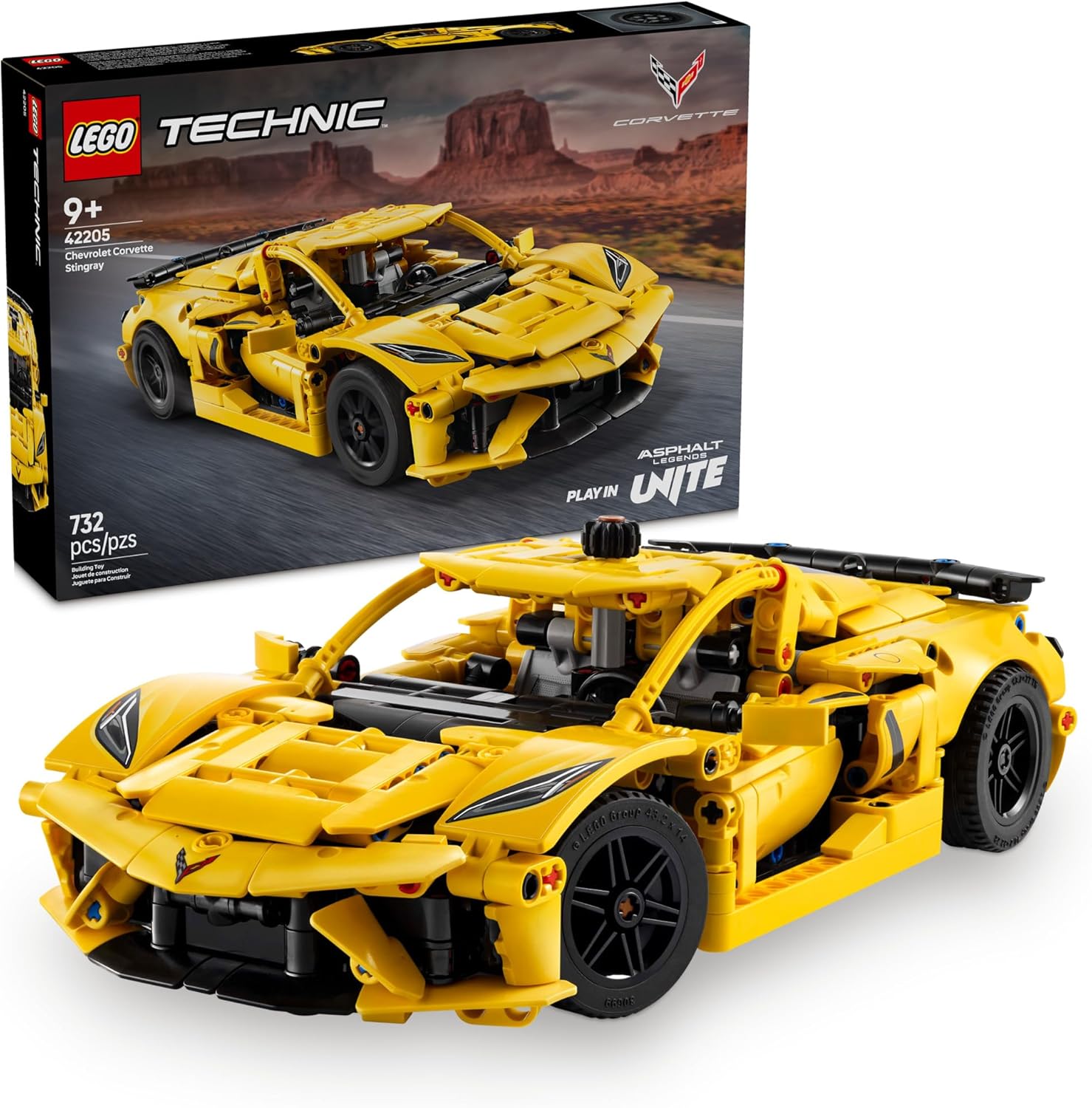 LEGO Technic Chevrolet Corvette Stingray Model Car Kit for Kids