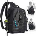 Piscifun Travel X Fishing Backpack with Rod Holder - Water-Resistant