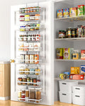 Moforoco 9-Tier Over The Door Pantry Organizer - Space Saving Rack see