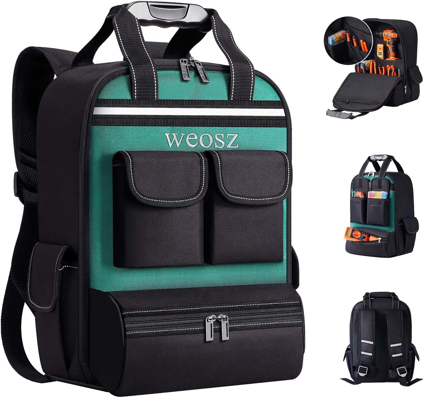 Tool Backpack for Men 18 Inch Heavy Duty Waterproof Organizer