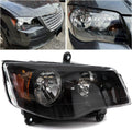 Headlight Headlamp Black Housing Clear Lens Compatible with 2011-2020