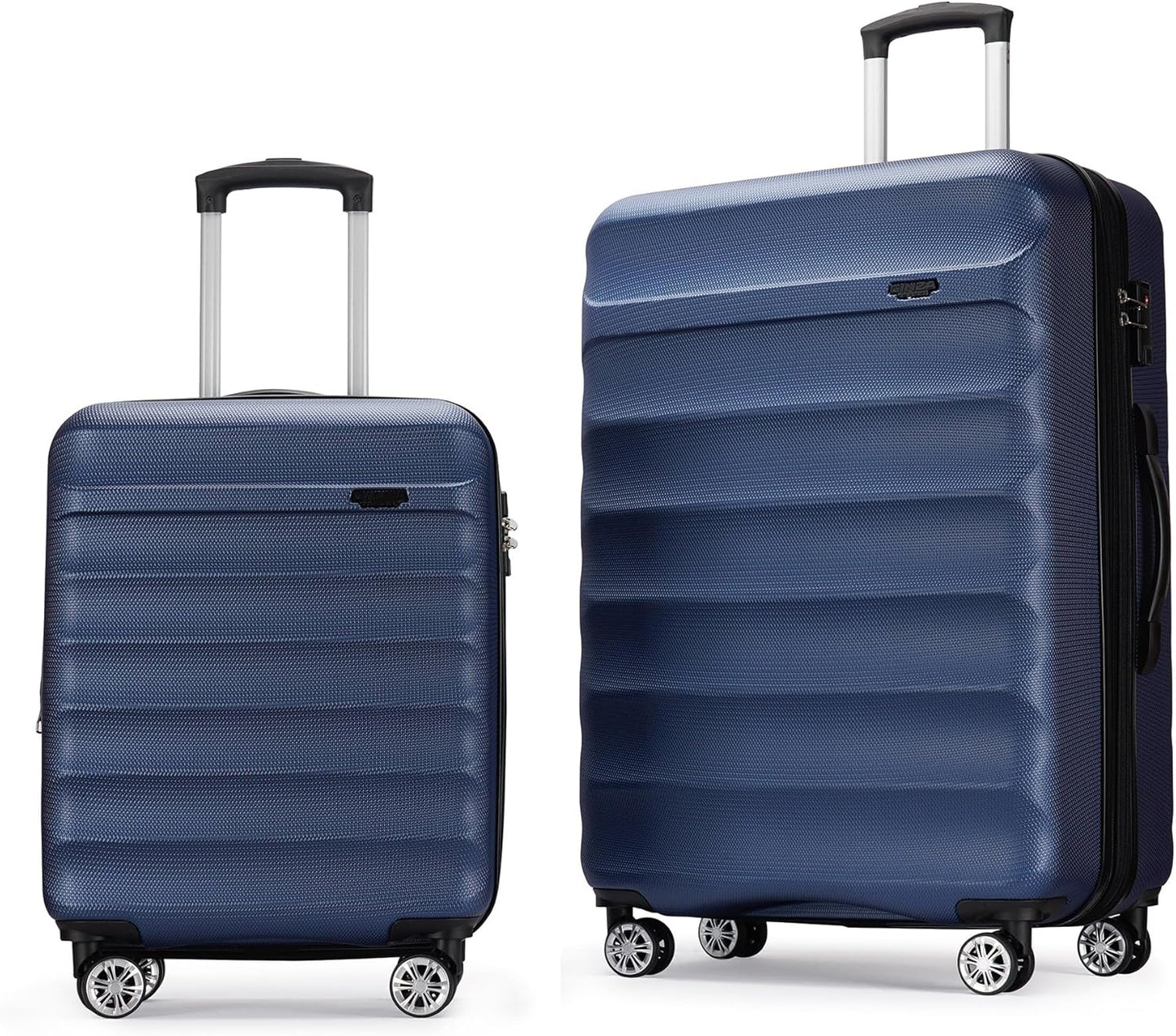 Durable 2pcs Anti-scratch Hardside Luggage Set for Travel
