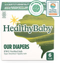 EWG Verified Safe Plant-Based Diapers Size 6 - Absorbent Leak