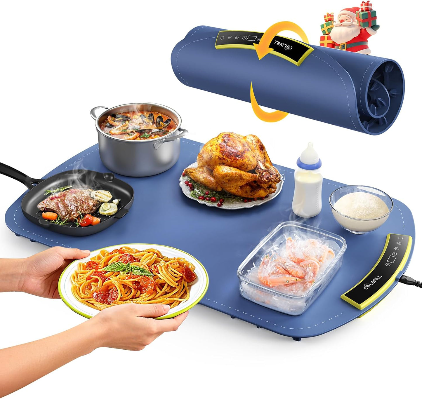Large Electric Food Warming Mat for Parties & Gatherings
